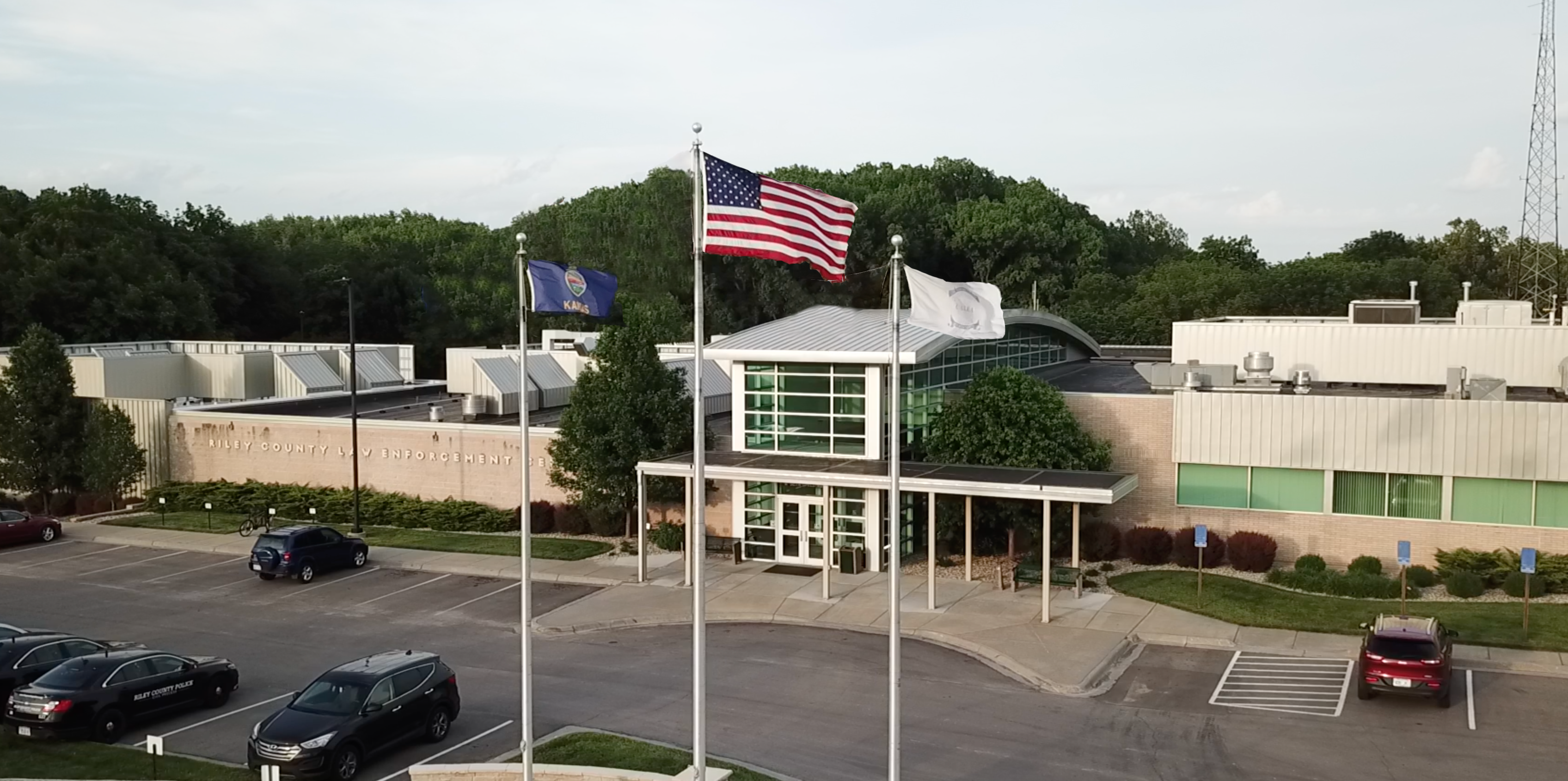 Riley County Law Enforcement Center Aerial Shot