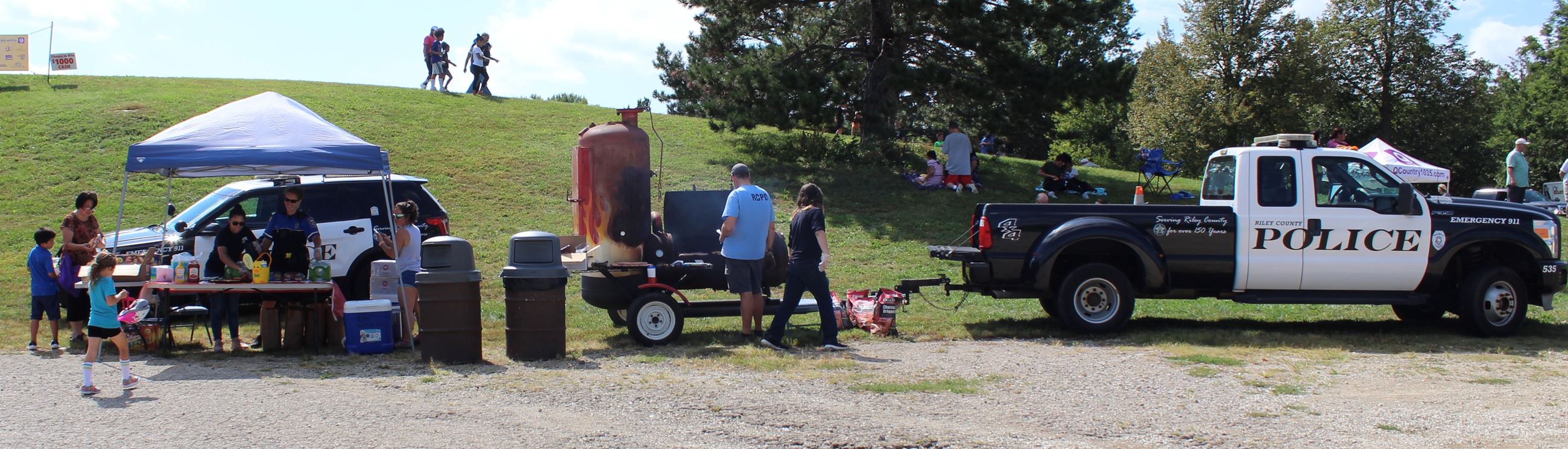 Officers at an Outdoor Event