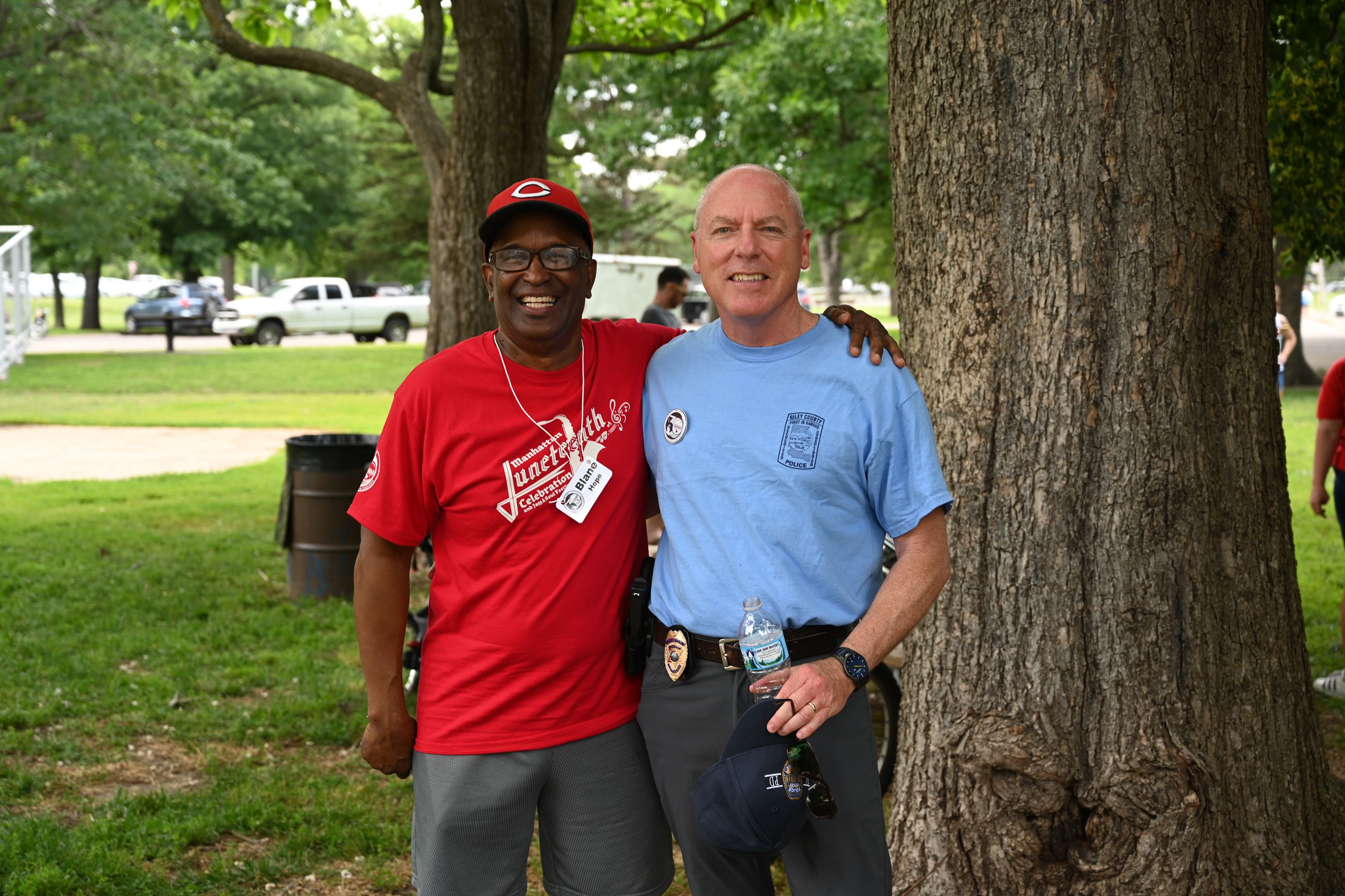 Officer with a Citizen