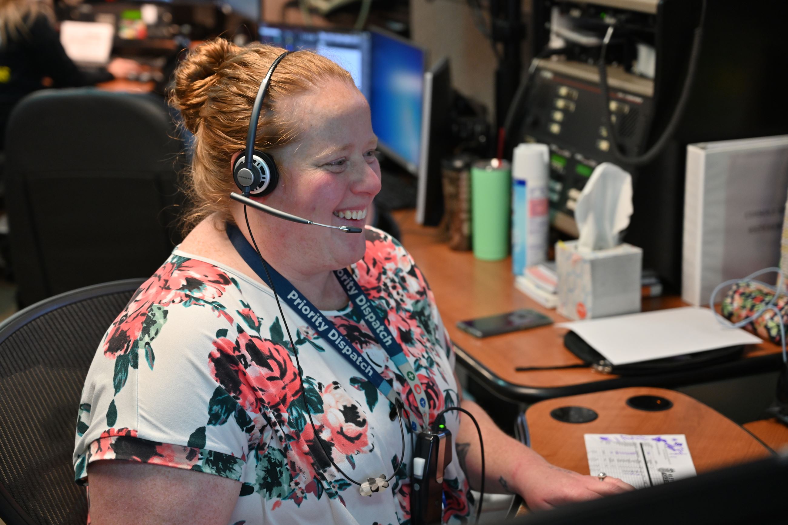 Dispatcher Wearing Business Casual