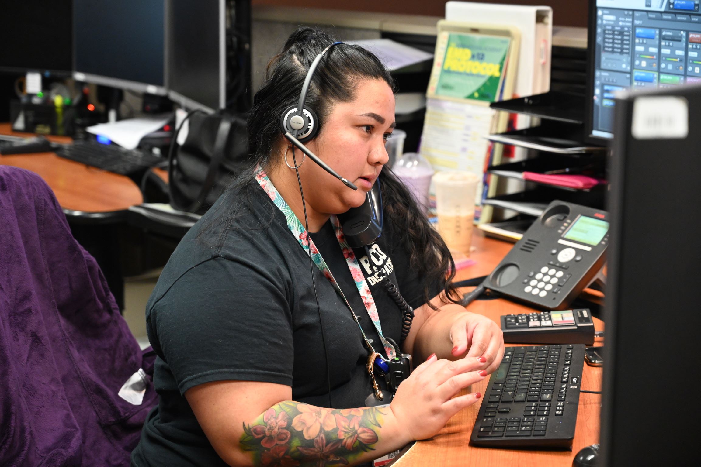 Employee Answering the Phone