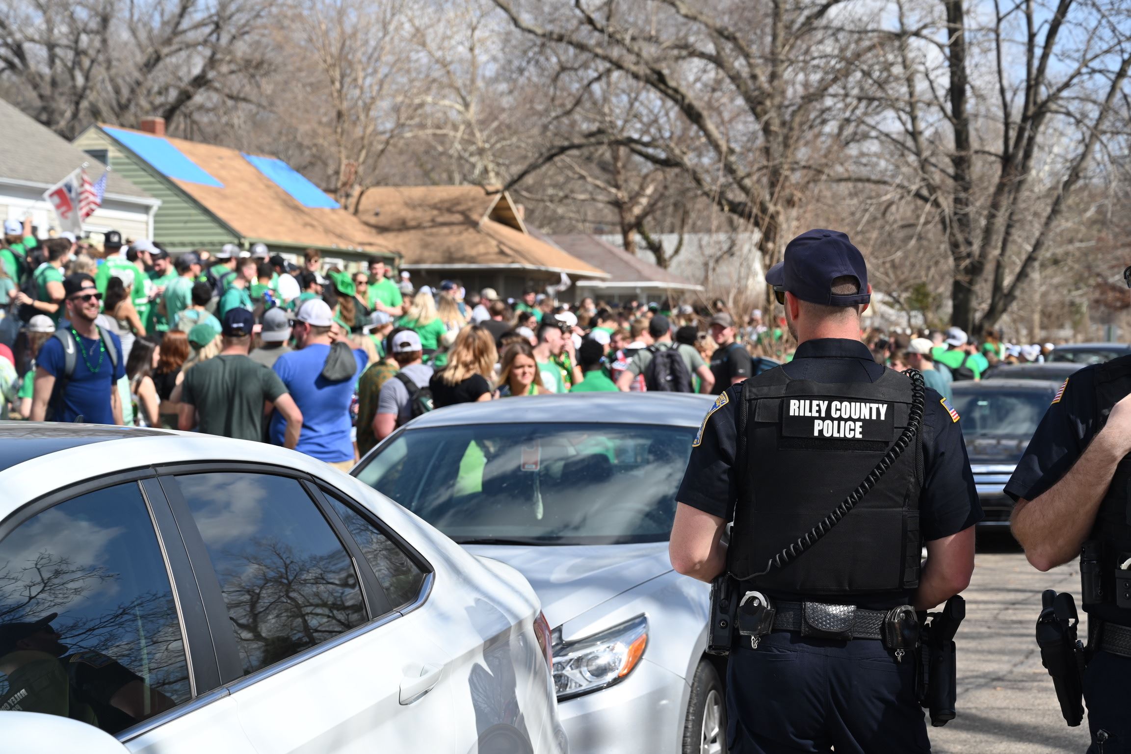 Police Presence at Fake Patty's Day